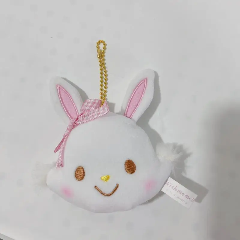 Original Wish Me Mell Plush Cloth Plush Maid Doll Pendant Sanrio Rabbit Pendant Cute Kawaii Anime Toys for Girl Birthday Gifts