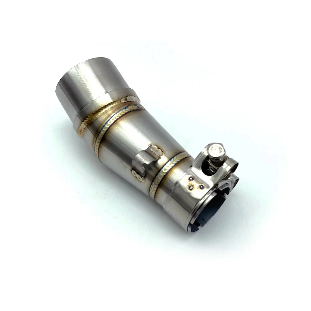 Motorrad Mittleren Link Rohr Auspuff System Slip-On Adapter Für Kawasaki Z250 Ninja 250 300 Ninja 250 Ninja 300 2013-2016 teile