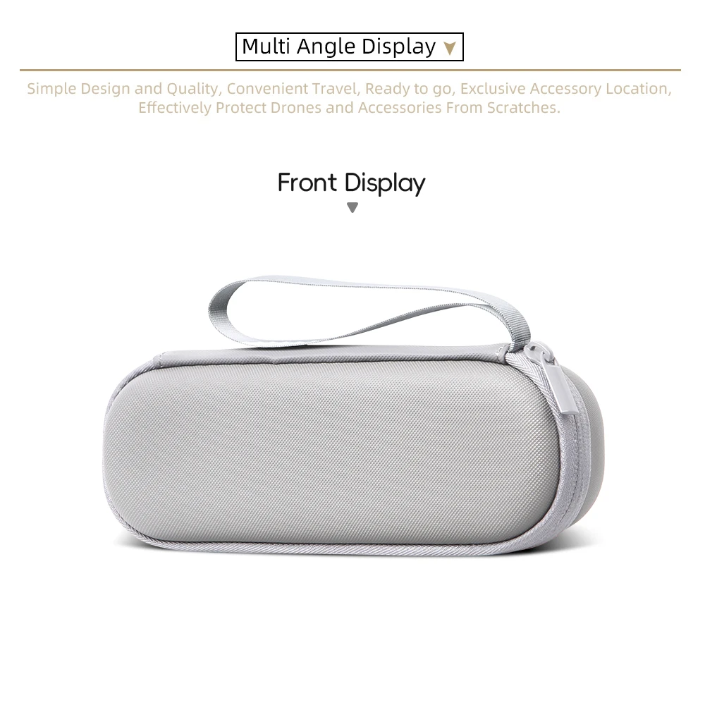 Tragbare, stoßfeste Hartschalen-Tasche für DJI Pocket 4, Reise-Aufbewahrungstasche, schützende Tragetasche, leichte Kamerabox, Zubehör – Detail 6