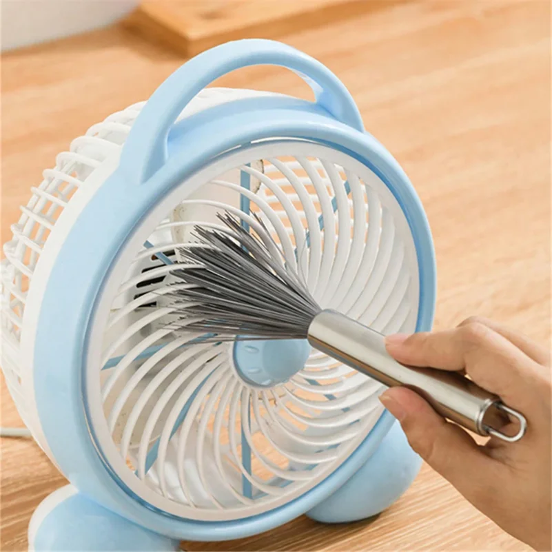 

1/2Pcs Multi‑Functional Cleaning Brush with Steel Handle Household Cleaning Brush for Home Kitchen Bathroom