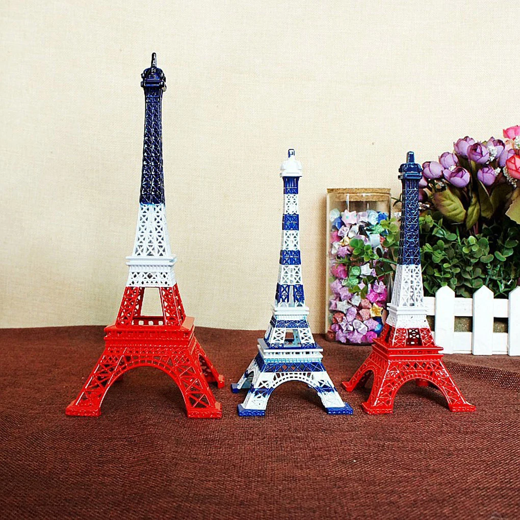 New Colorful France Paris Eiffel Tower Model Home Decoration Metal Model