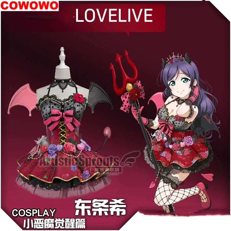 Lovelive Tojo Nozomi Little Devils Women Cosplay Costume Cos Game Anime Party Uniform Hallowen Play Role Clothes Clothing view 2