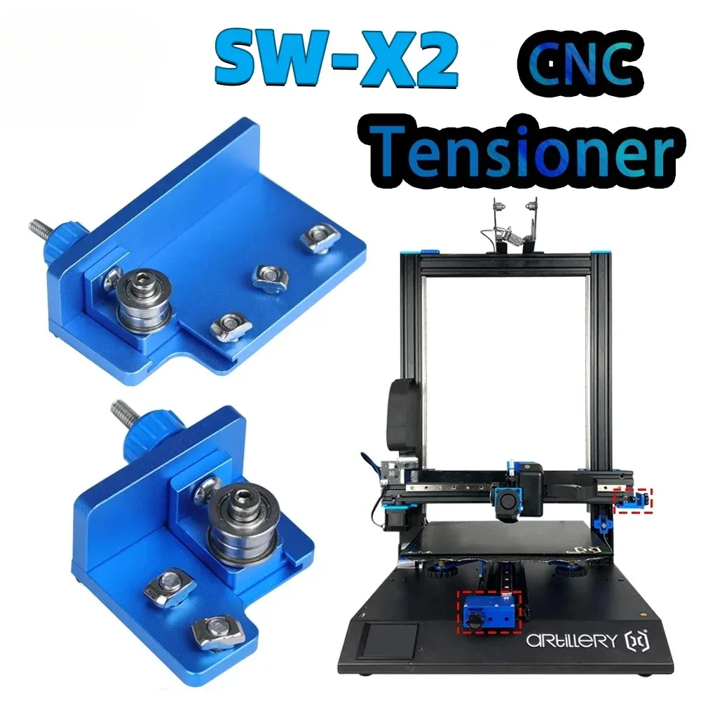 Imagem -03 - Impressora 3d Sidewinder Correia Ajustador x1 Eixo x Tensor do Eixo y 2g mm Atualização para Artilharia Sw-x1 x2 Sidewinder