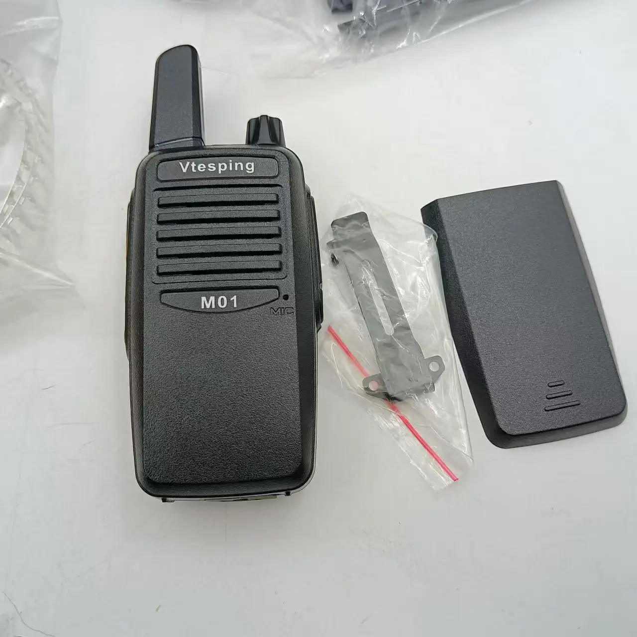 

Use 18650 battery mini two way radio UHF Frequency type-c Charging interface