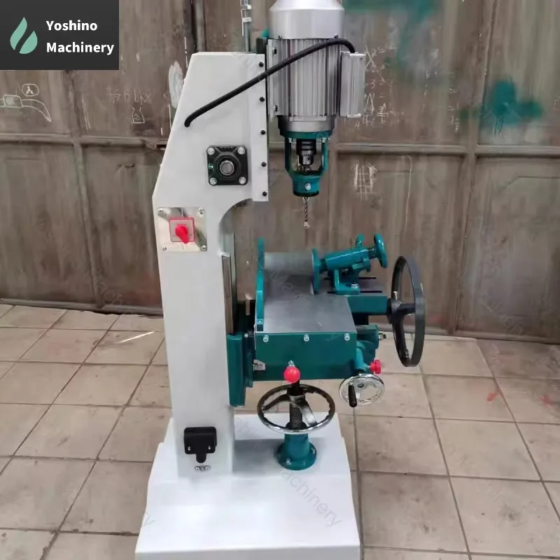 

Automatic Commercial & Household Woodworking Mortiser Tenoning Machine with Motor for Square Drilling & Hole Punching