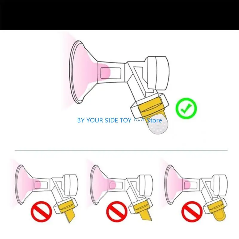 قطعة غيار فعالة لغشاء مضخة الثدي للأرجوحة والكهرباء الصغيرة U6XE #5