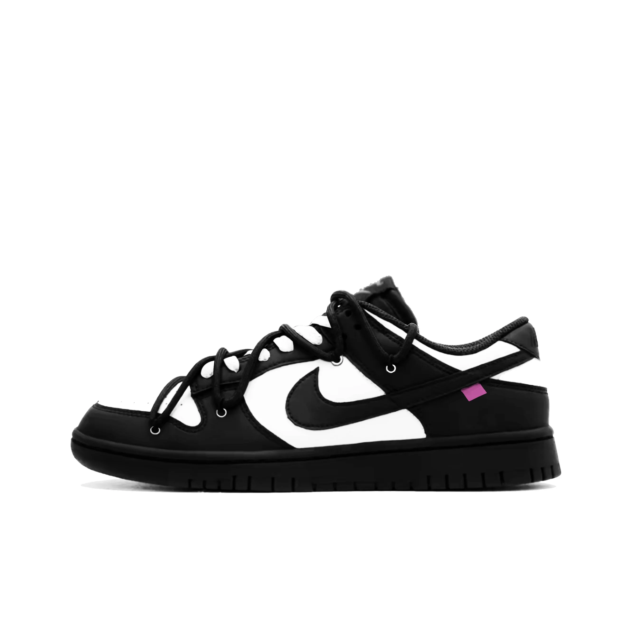 Nike Dunk 'The 50' NO. Abrasion Resistant Low top Skateboard Shoes Unisex Black White IO7606-010(Team1274-The 50)