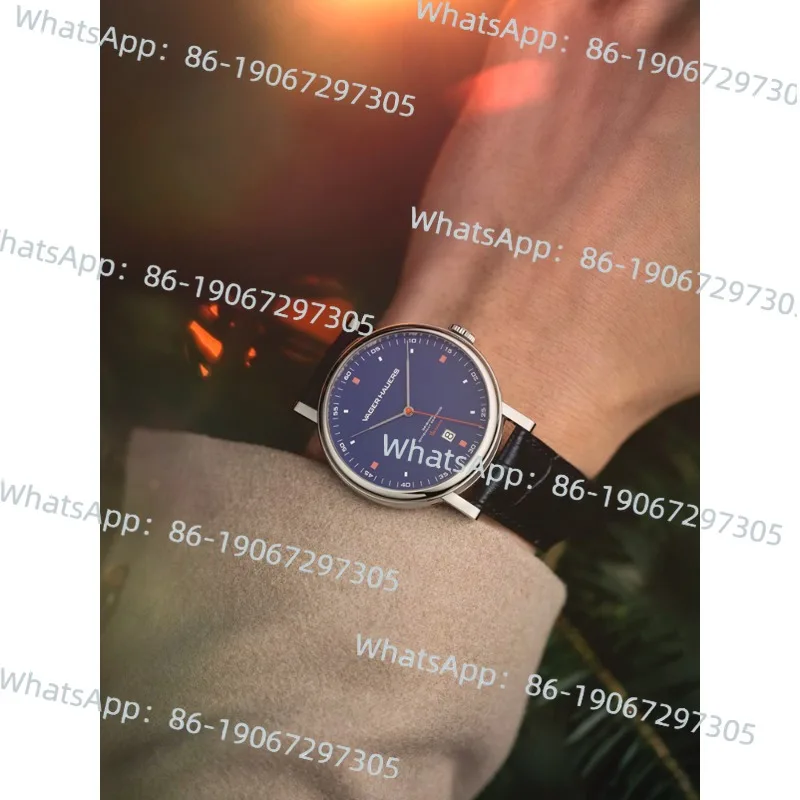 

Подлинные новые мужские механические часы, автоматические модные простые полые водонепроницаемые часы