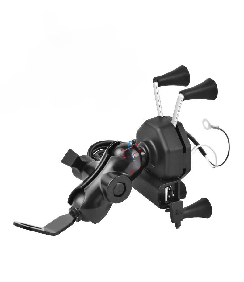 

Electric Vehicle Mobile Phone Holder Navigation Bracket Motorcycle Takeaway Rider Car Mobile Phone Charging Bracket