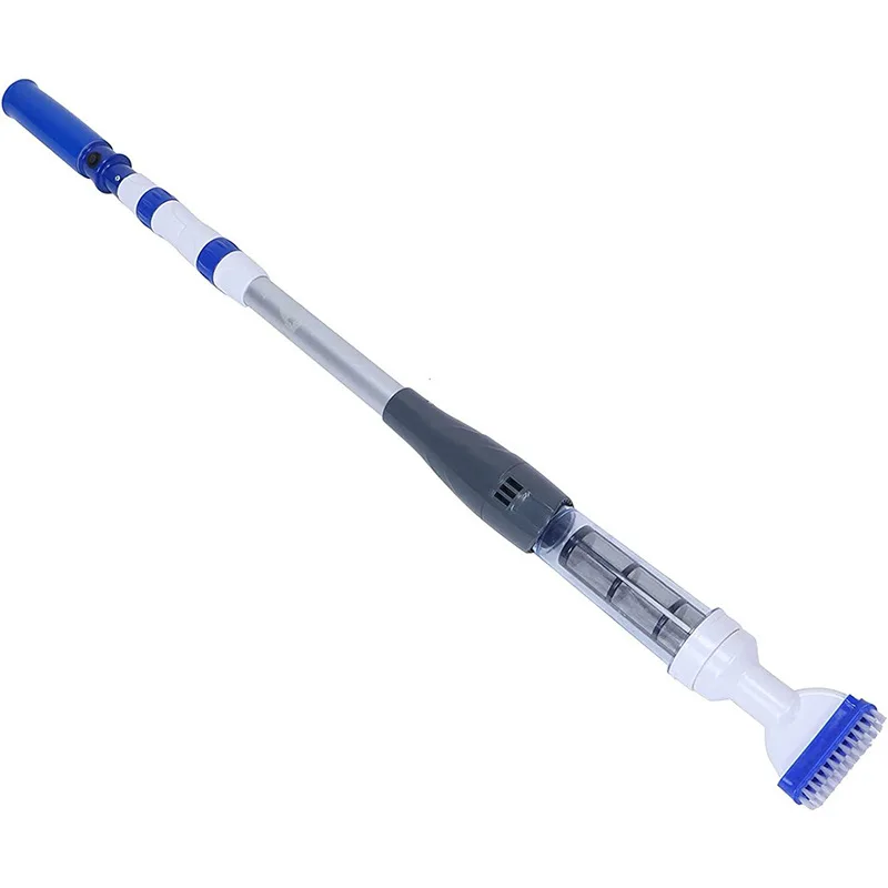 Pool Sewage Suction Machine Wireless Handheld Vacuum Cleaner For Swimming Pool SPA Hot Tub 3 Section Telescopic Pole