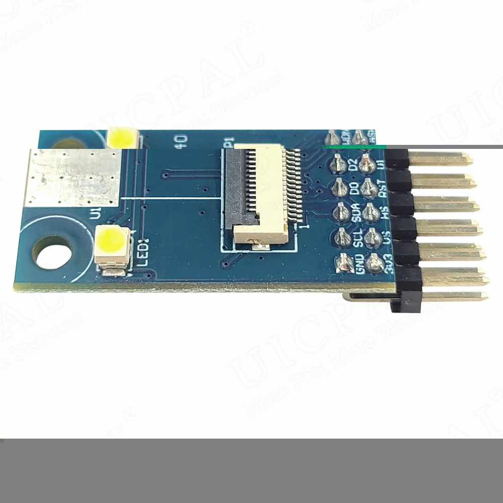 OV2640 Camera Module Adapter Board Module with Double Flash Light Control Development 8-Bit SCCB IIC Port 18PIN RGB YUV JPEG