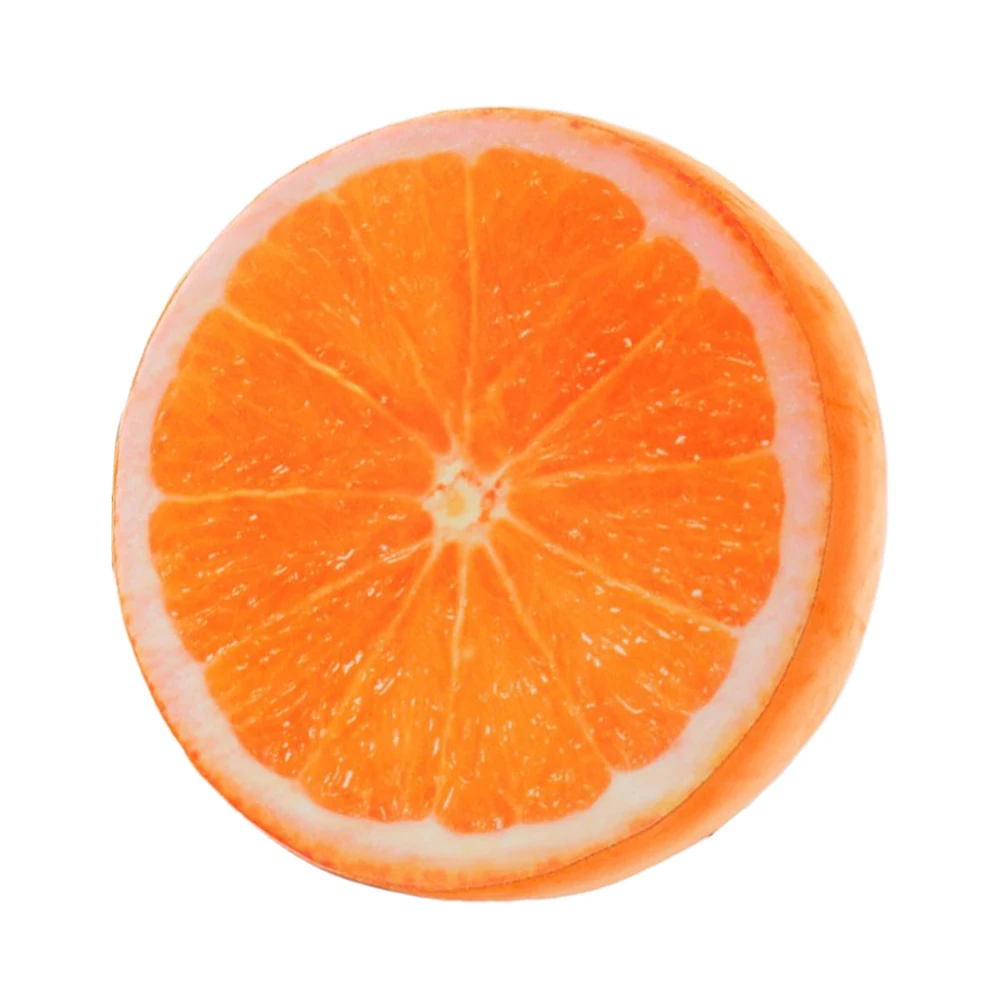 

Fruit Seat Orange Adorable Chair Cushion Home Decor Creative Comfortable Living Room Bedroom Play Area Practical Fashion