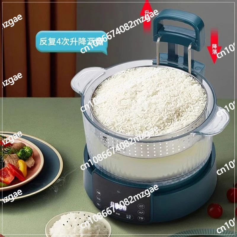 

3л подъемная электрическая кастрюля с разделением рисового супа, рисоварка с сахарным управлением, бытовая интеллектуальная кастрюля для здоровья