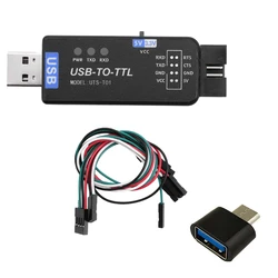 USB-T01 Debugging And Downloading Module USB to TTL Serial Converter Support Chip CH343G With ESD And I0 Protection Diodes