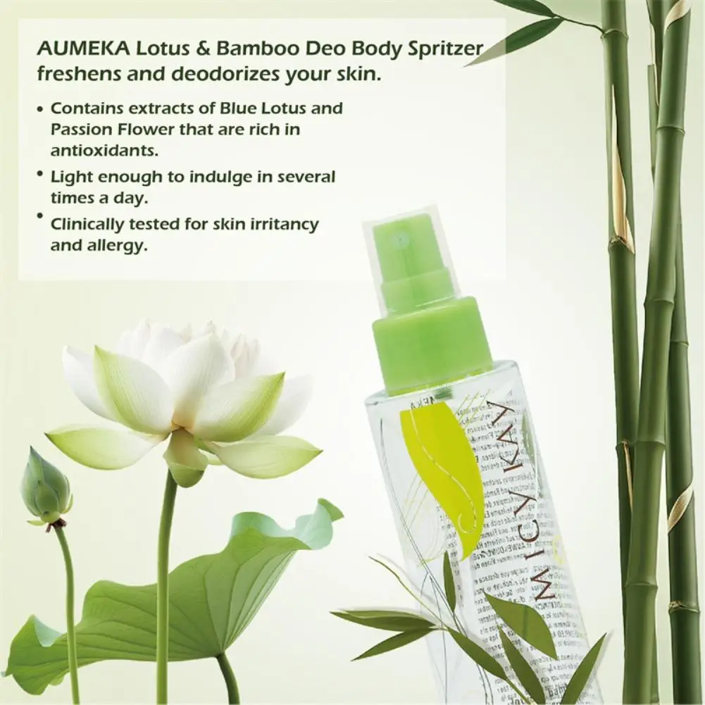 147ml Refreshing Fragrance Antioxidant Extract Spray Mary Kay Lotus Bamboo Deo Body Spritzer Brand Unisex Perfume Body Deodorant view 4