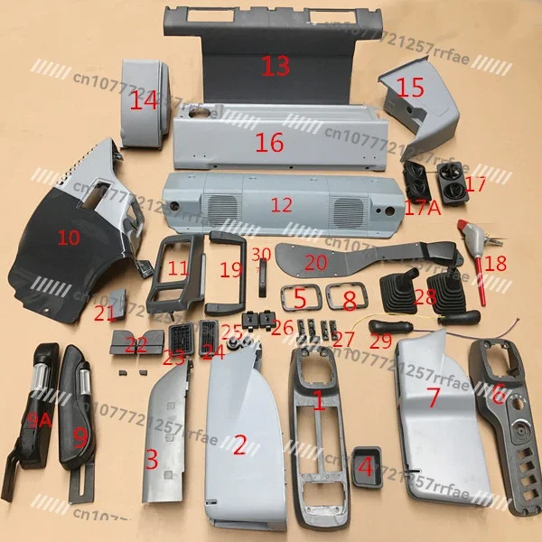 Excavator Cab Plastic Decorative Board for Pc130 PC160 PC200 PC240 PC270 PC360-7 Plastic Panel Interior Board Toolbox