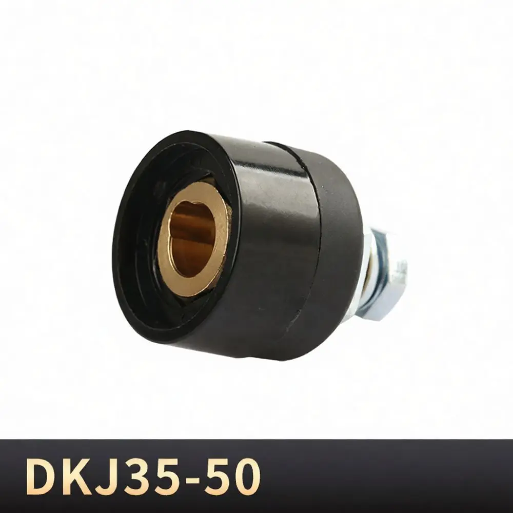European Style Welding Machine Cable Connector 10 25 35 50 50 70 Plug Socket Quick Adapter Industrial Arc Welder Parts