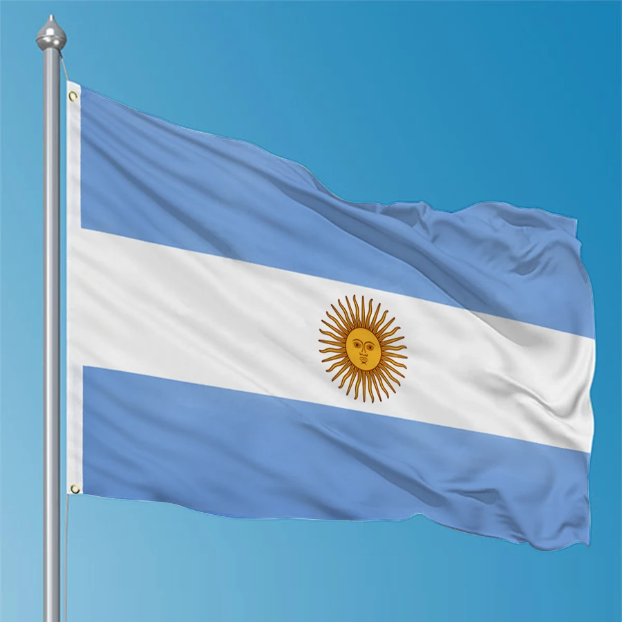 90 x 150 cm Argentinien-Flagge Arg Ar Argentinien-Flaggen, Polyester, bedruckt, Dekoration, Banner, Wandteppich