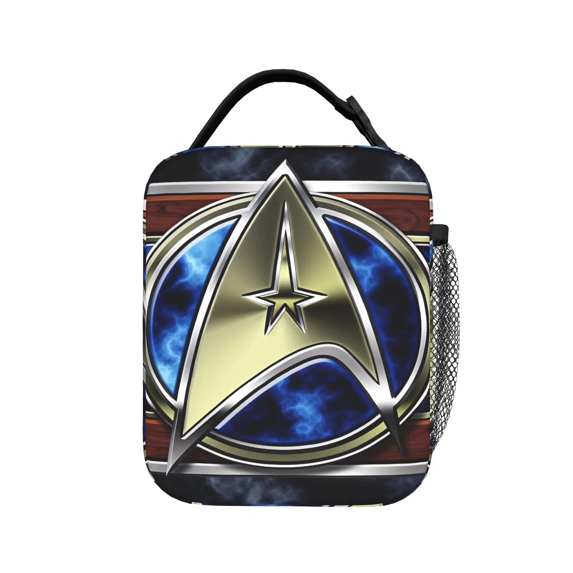 S-Star T-Trek Ship Movie  Lunch Bag  School Lunch Box For Men Design Thermal Tote Handbags Waterproof Convenient Cooler Bag