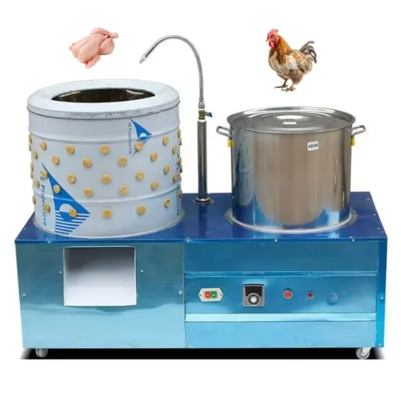 

【Best-selling】Hot Sale Electric Heating Chicken Scalding and Plucking Machine Chicken Feather Machine