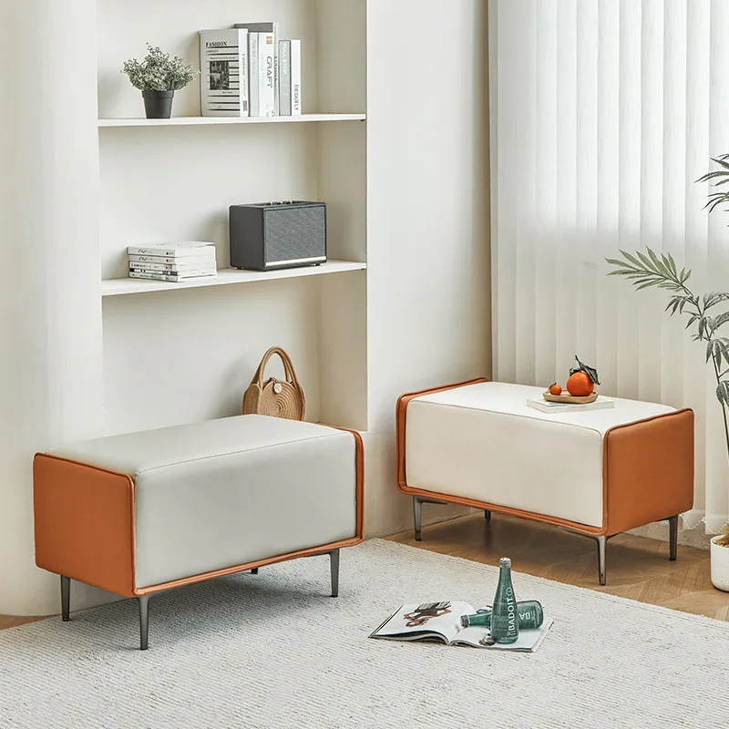 American shoe changing stool, bed European sofa, bedroom bedside cloakroom bedside bed stool