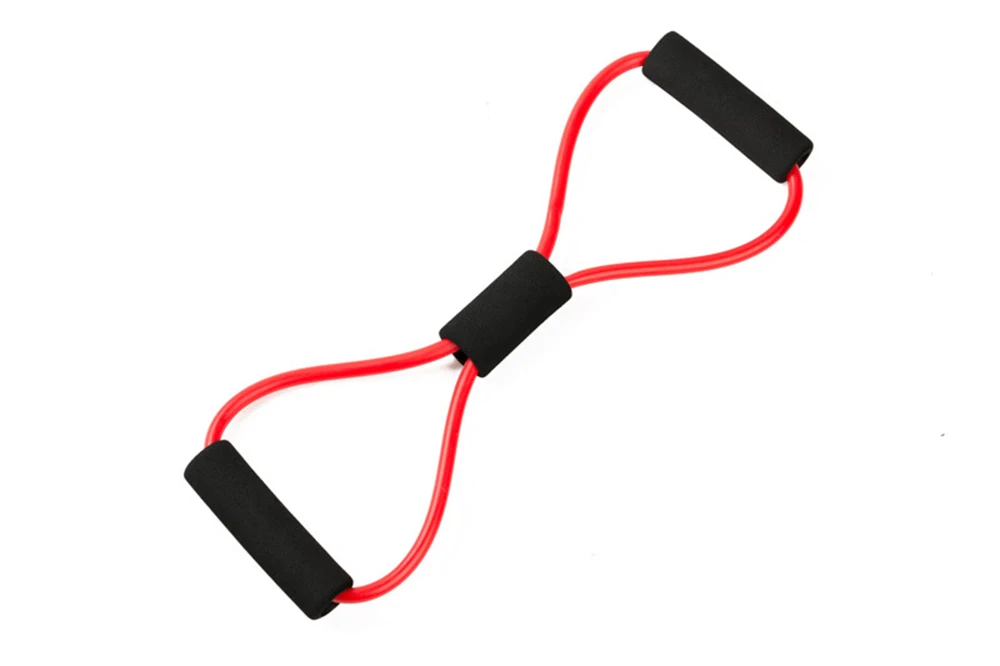 Yoga-Widerstandsbänder, elastisches Band, Sport-Übungszieher, 8-förmiger Brust-Expander für Bodybuilding, Heim-Fitnessstudio, Fitnessgeräte – Detail 6