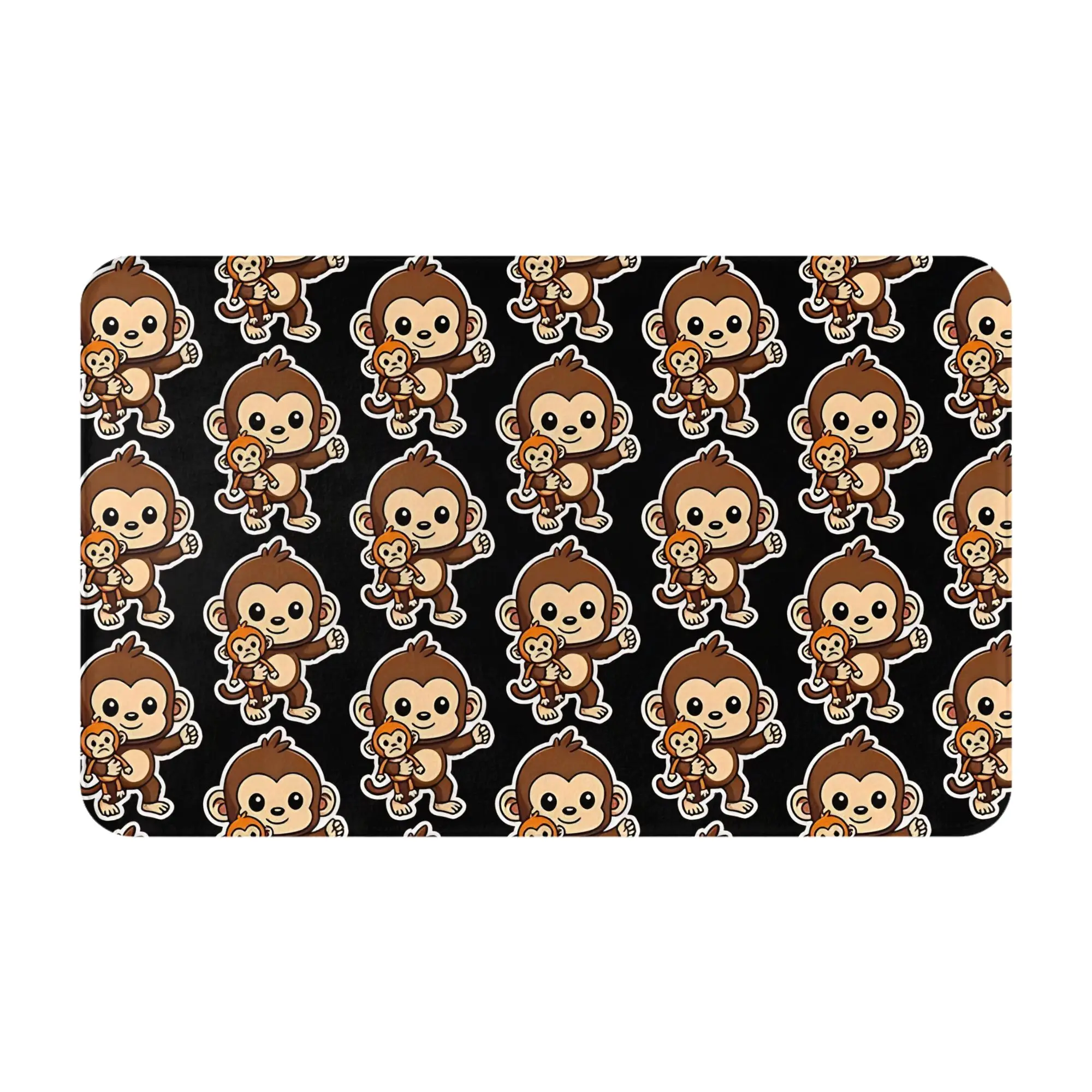 The Coolest Monkey In The World  Decorations Bedroom Mat Punch Monkey Doormat Kitchen Carpet Entrance Door Rug Home Decoration