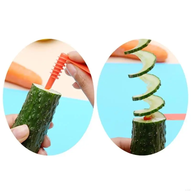 LX0C Vegetable Spirals Cutter Potato Cutter For Easily Cucumber And Carrot Slices
