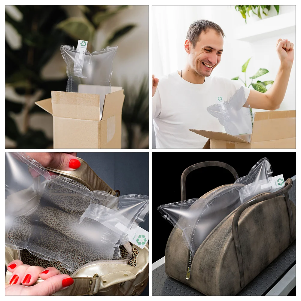 50 шт. наполнительный мешок, воздушные подушки для экспресс-подушек, надувная упаковка в самолете, доставка, 7-слойные многофункциональные дорожные самолеты