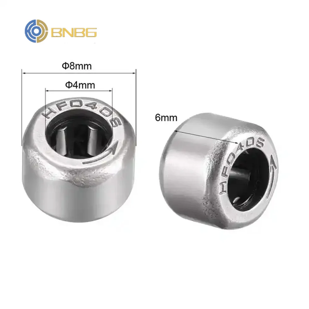 2Pcs or 10Pcs HF0306 HF0406 HF0608 HF0612 EWC0608 One way needle roller bearing 3*6.5*6mm 4*8*6mm 6*10*8mm 6*10*12mm