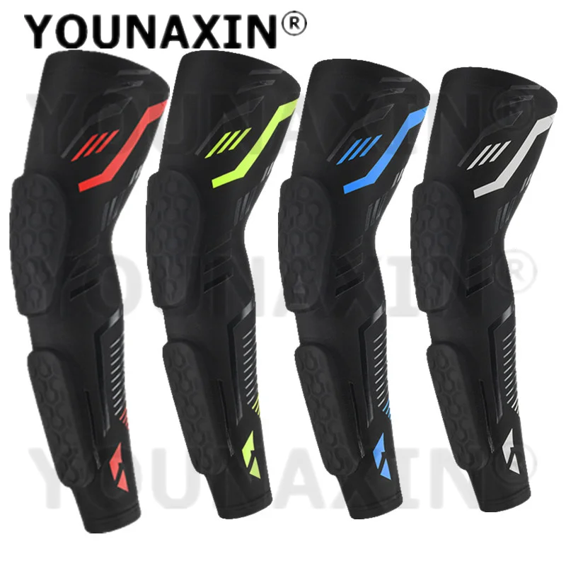 

2 Pcs Basketball Knee Pads Athlete Anti-collision Protective Gear Fitness Training Running Sports Arm Guard S M L XL 2XL