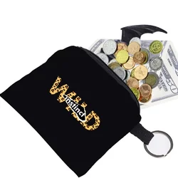 Woman Wallet Canvas Purse Card Key Purse Pouch Children Organizer Bag Zipper Coin Purse Card Holder Wild Pattern Series