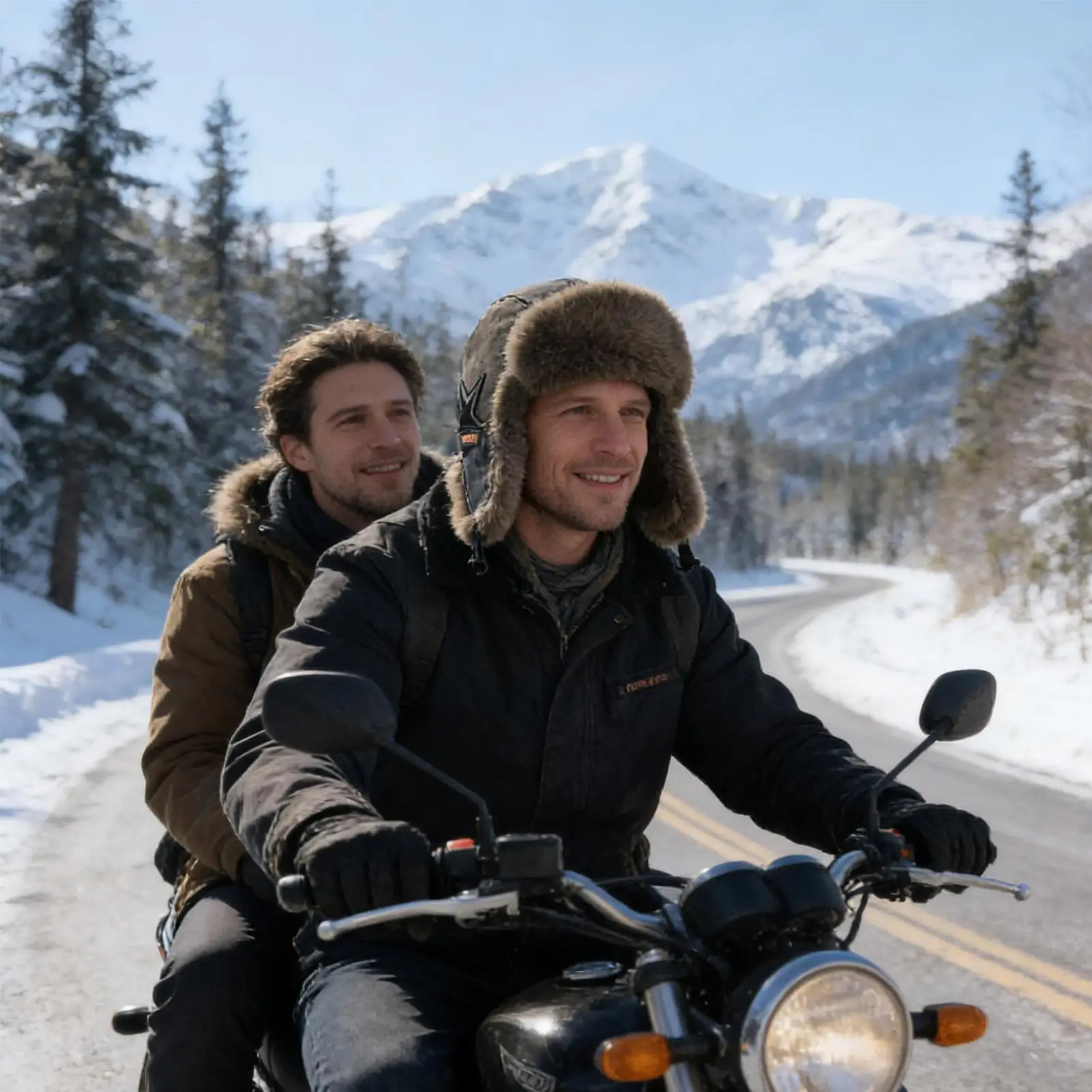 Chapéu de inverno com abas de orelha térmica à prova de vento forrado de lã inverno aba de orelha chapéu de neve para esportes ao ar livre masculinos e femininos