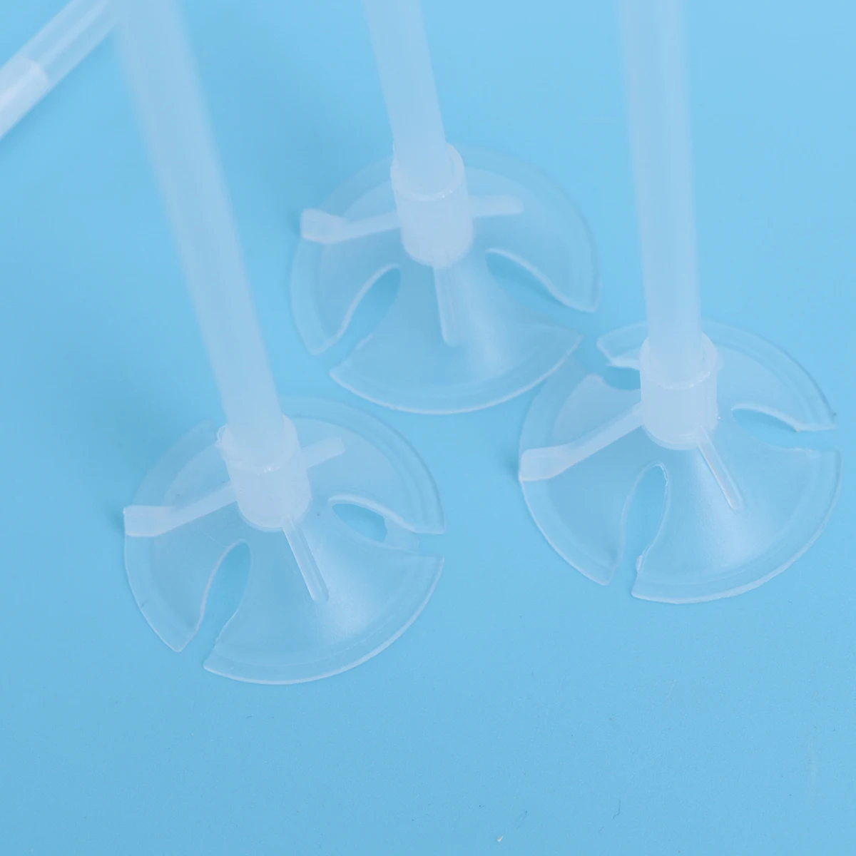 

7pcs Clip Clear Table Balloon Stand Reusable Kit Balloon Support Holder Set Connector Rubber Rod Wedding Birthday