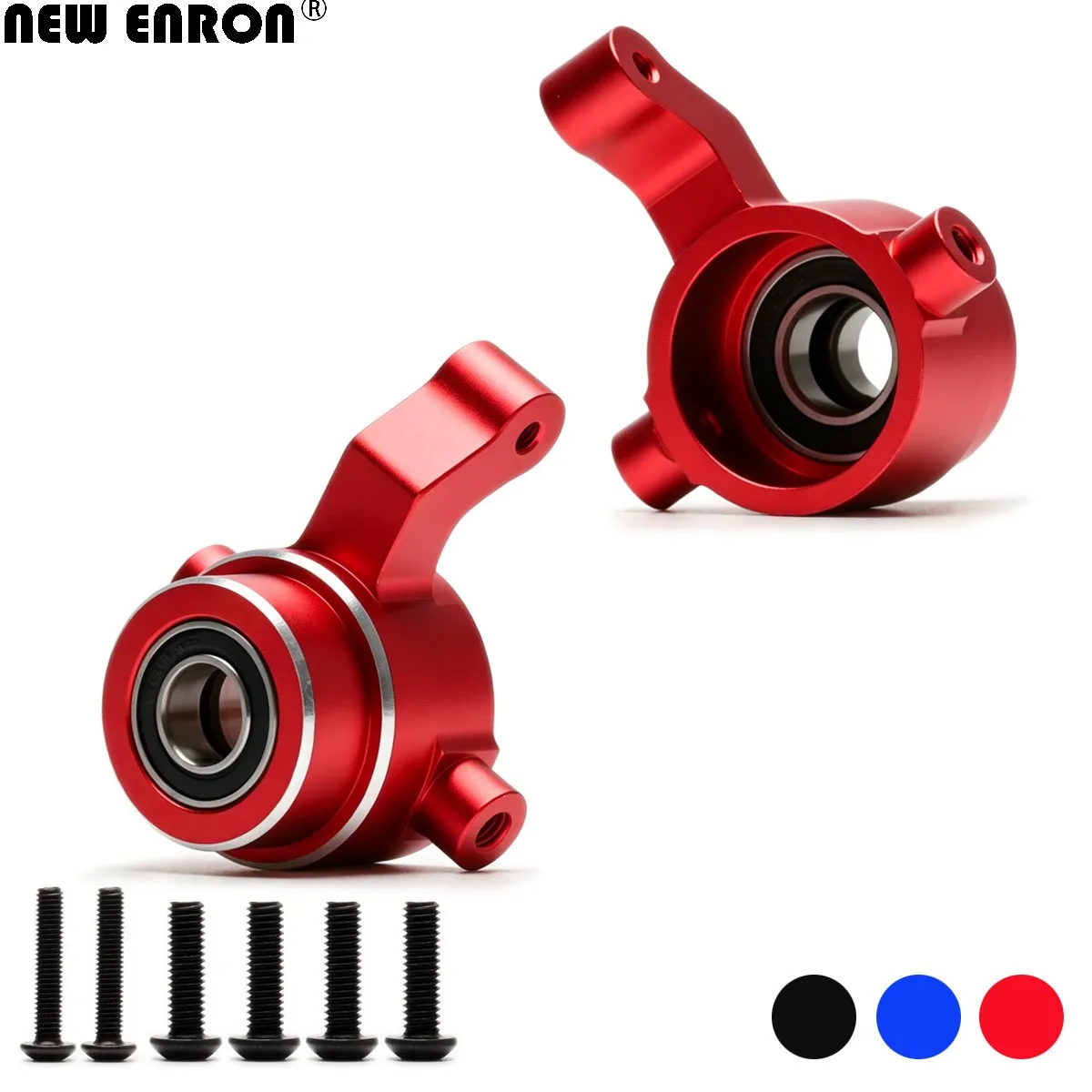 9537 Aluminum Front Steering Blocks Knuckles Arms for RC Traxxas 1/8 Sledge