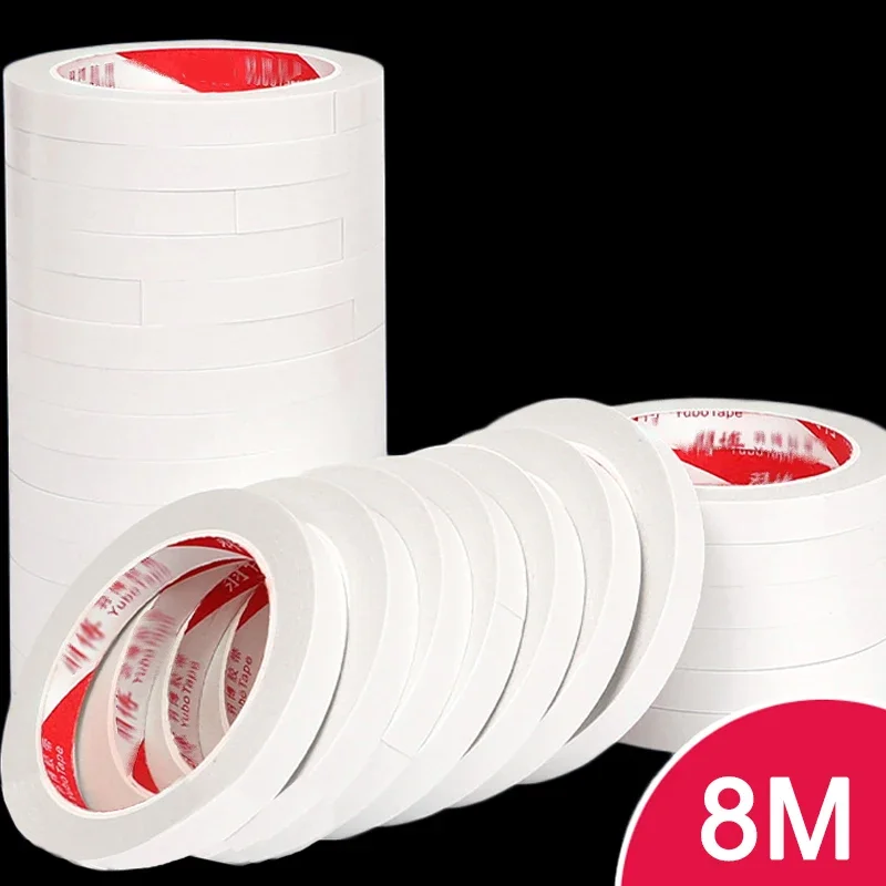 

1/3/5/10 рулонов двусторонней ленты для подарков, скрапбукинга, изготовления карт своими руками, удлиненные самоклеящиеся ленты, офисные школьные принадлежности