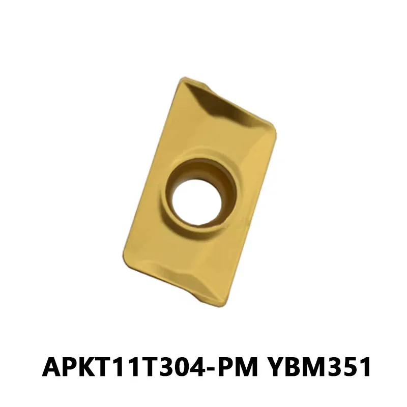 

APKT карбидные вставки APKT11T304-PM YBM351 фрезерный станок для резки APKT11T304 PM токарный станок металлические инструменты механические инструменты для мастерской