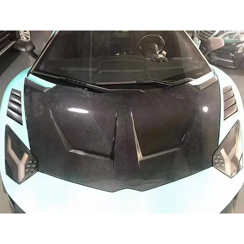 تستخدم ترقية غطاء محرك السيارة من ألياف الكربون الجافة طراز 1016 إلى Aventador LP700 LP750 SVJ #5
