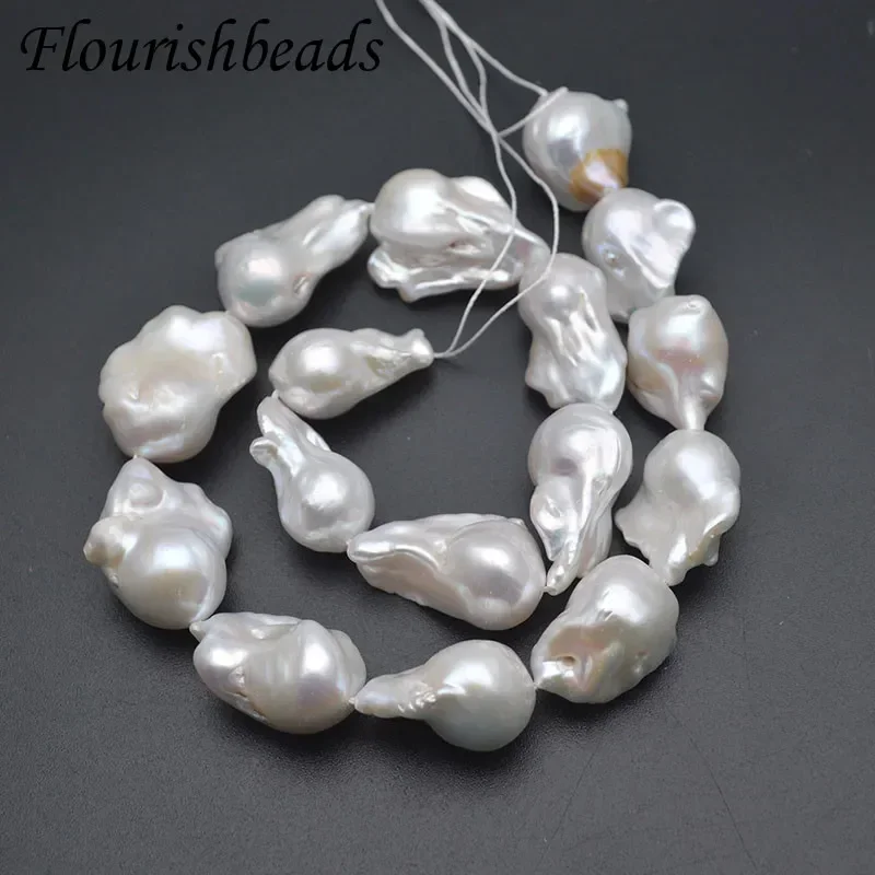 

Genuine Big Size Luxury Natural Baroque Pearl Beads Loose Bead for DIY Fine Jewelry Necklace Accessories