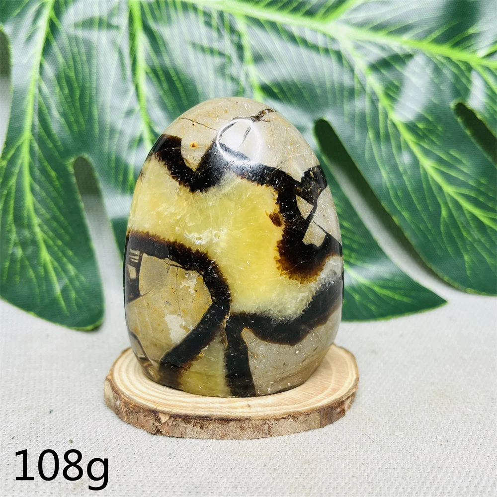 Natural Septarium Tower Turtle Stone Free form Geode Crystal Home Room Feng Shui Decoration Hand Polished Gem Spiritual Healing