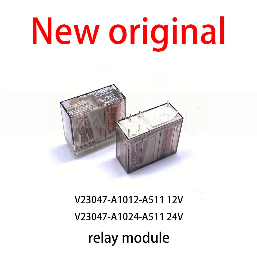 Lote de 10 Módulos de Relé Nuevos y Originales V23047-A1012-A511 12V V23047-A1024-A511 24V