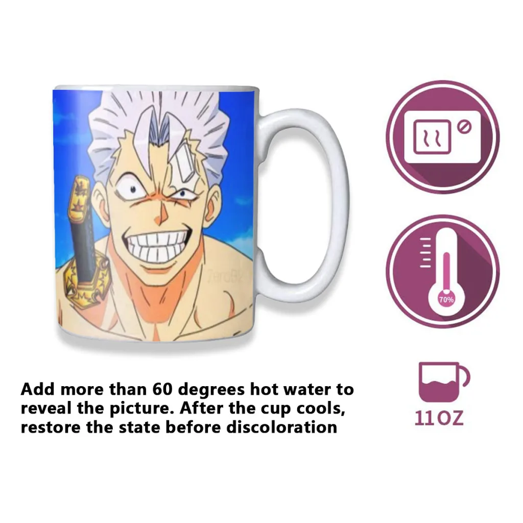 Undead Unluck Anime Free shipping Mug Changing Color Ceramic Coffee Mugs Magic Tea Cup Best Gift