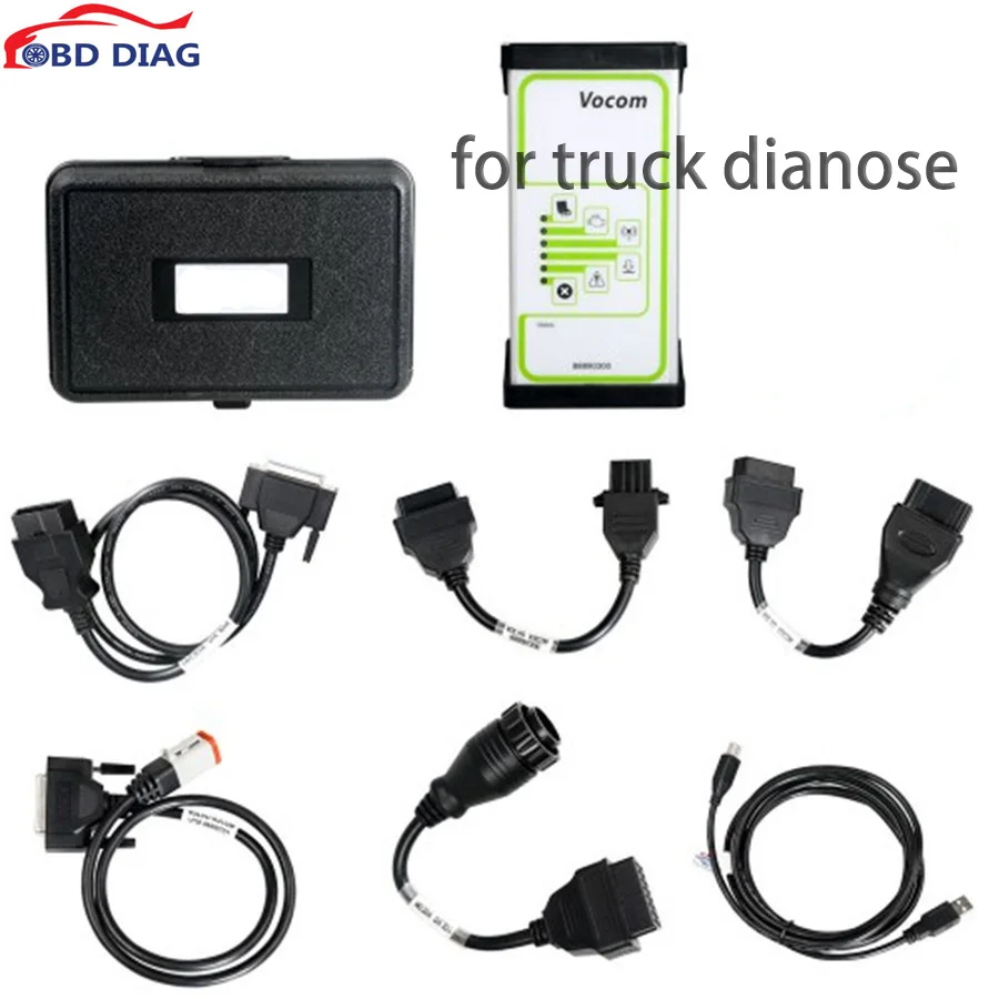 VOCOM 88890300 construction Excavator diagnostic scanner for volv Diagnostic tool with 2.8 software heavy duty truck diagnose