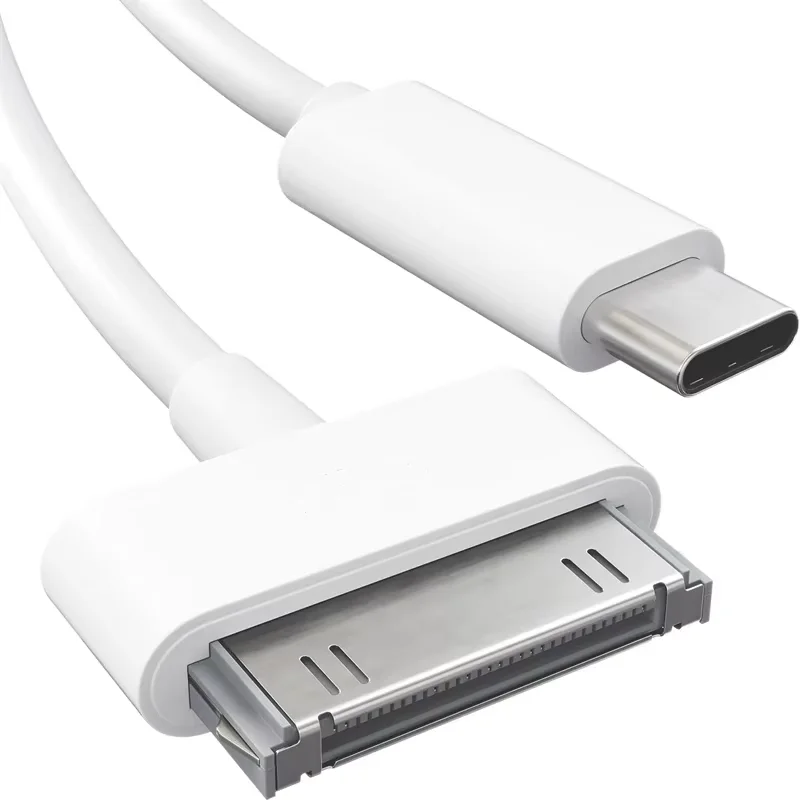 Type C to 30 Pin Adapter Cable USB C Charging Data Line for iPhone Old Projector Slide Show Presentation Connect