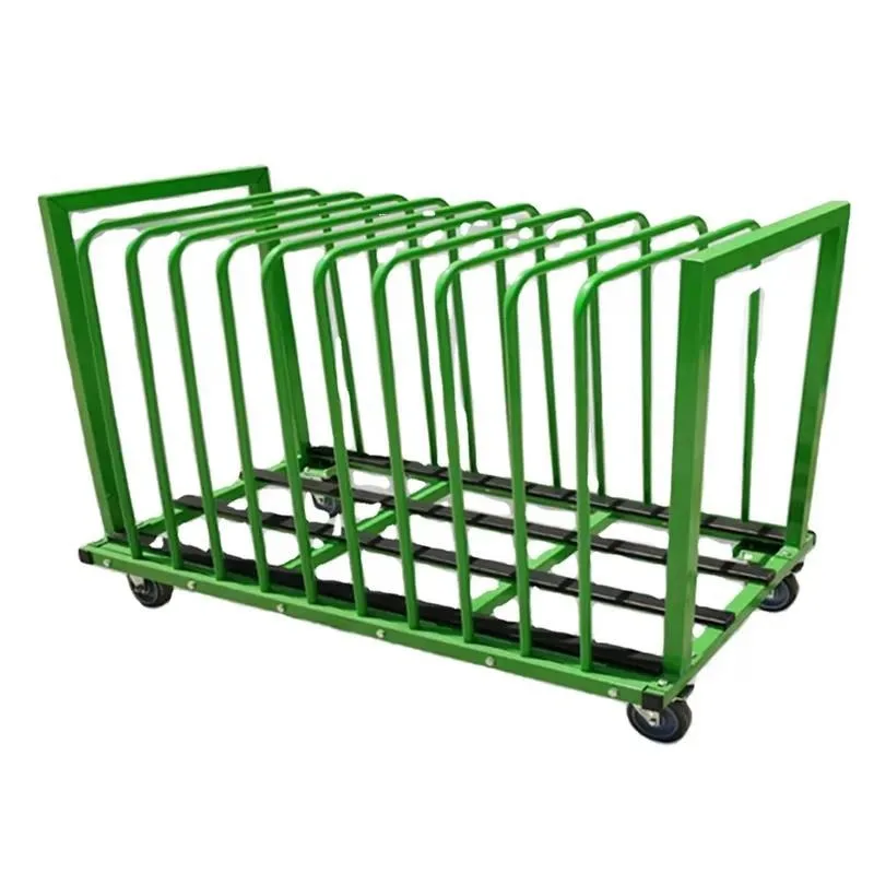 Heavy Duty Metal Stacking Shelf Trolley 300-500kg Load Capacity Multi Layer Warehouse Storage Rack Sturdy Structure