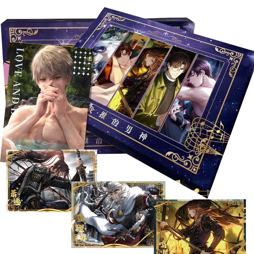 Male God Collection Cards Immersive Love Game Handsome Character Qi Yu Shen Xinghui Li Shen Love and Deep Space Card Fans Gifts