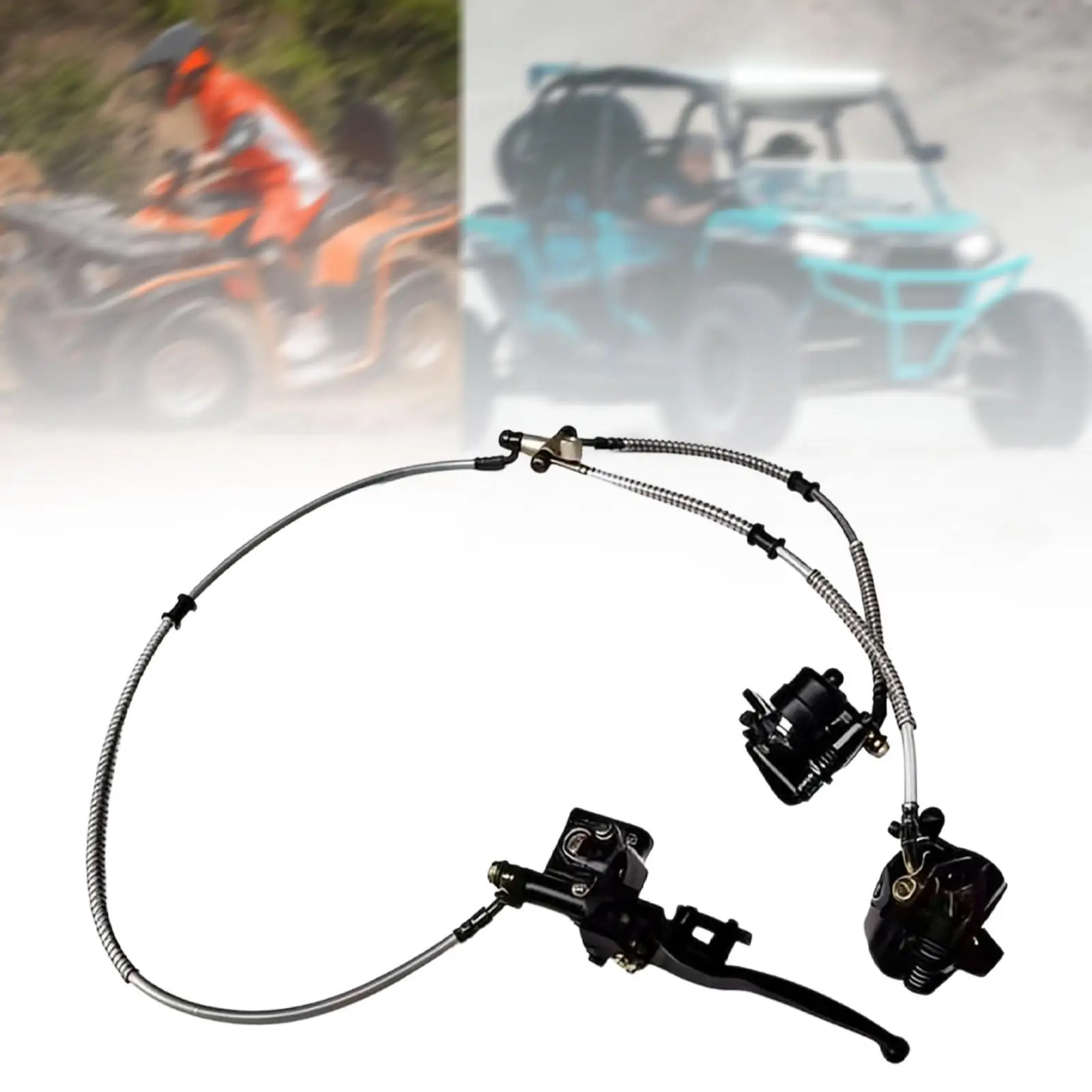 

Go Kart Brakes Premium Metal Front Brake Master Cylinder Assembly Kit Spare Parts for Quad ATV UTV