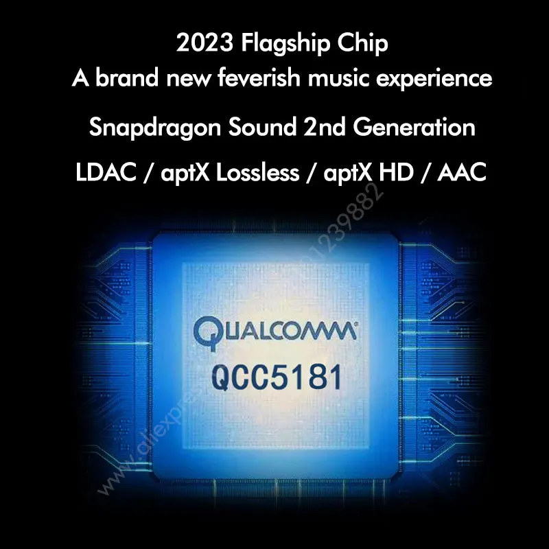 Imagem -02 - Adaptive Lossless Adaptador sem Fio Cabo de Atualização Ldac Bluetooth 5.4 Fone de Ouvido Mmcx Ie900 2pin Qcc5181 Qcc5181