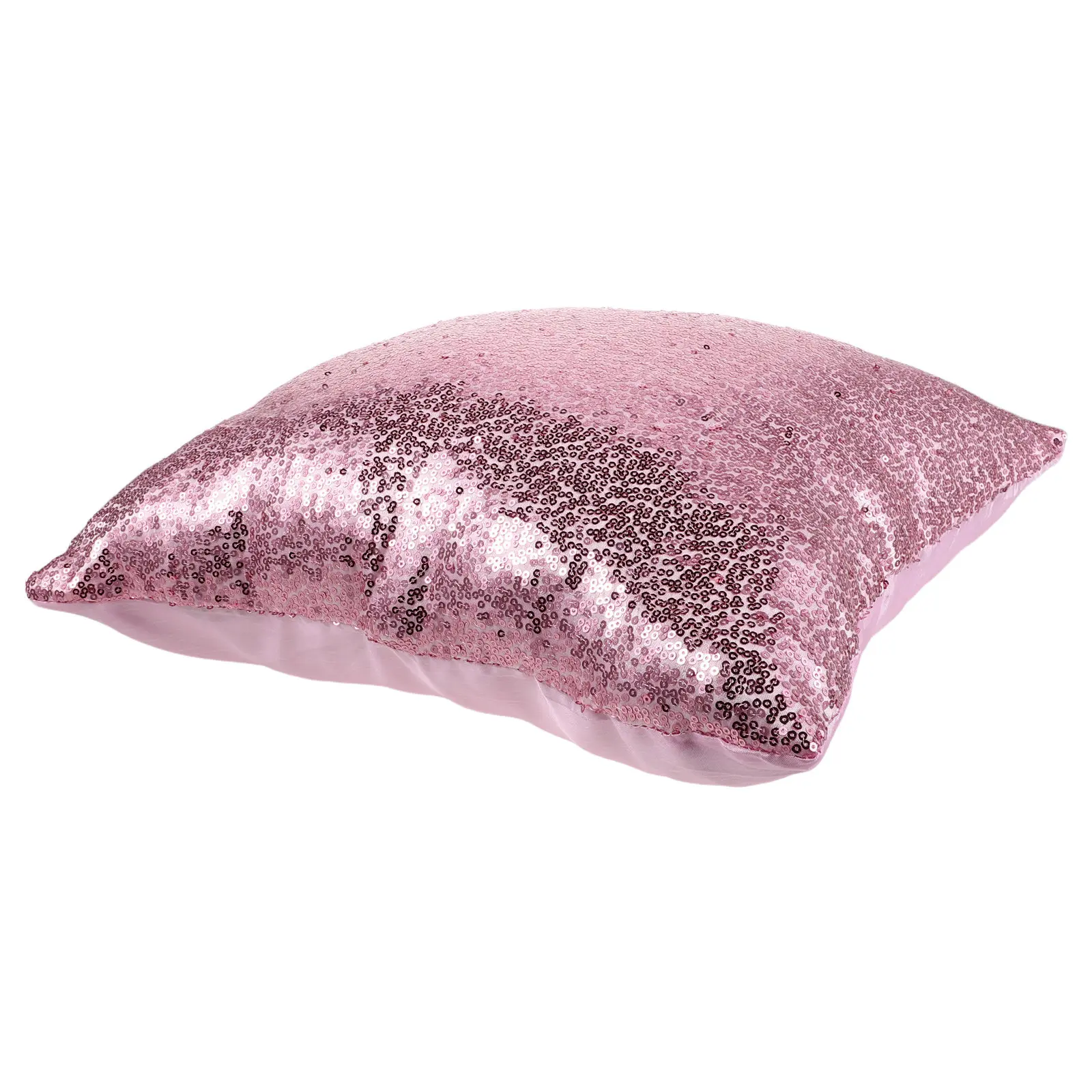 Sequin Pillow Cover Pink Glitter Decorative Throw Pillowcase Sparkling Cushion Cover Sofa Couch Christmas Wedding Party