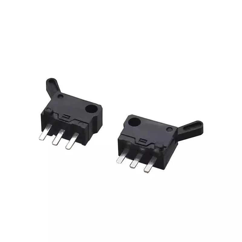100pcs/KFC-V-108 limit switch three-pin in-line game connector flash door reset micro detection key switch